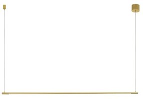 Nova Luce ELETTRA 1 ágú függeszték, arany, 3000K melegfehér, beépített LED, 20W, 1400 lm, 9088102