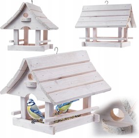 Madáretető Nagy Fa Házikó Lógó Fülke Kerti Dekoráció
