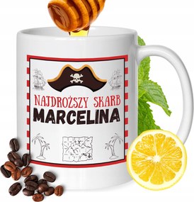 Bögre Marcelina Barátnőknek Ajándék Nyomtatott Fehér 330ml