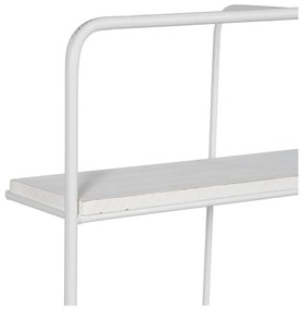 Fehér többszintes fém fali polc 51 cm – Ixia