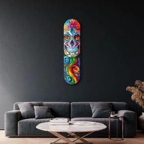 Lady üvegkép, 20×80 cm