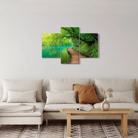 Kép - Plitvicei-tavak (90x60 cm)