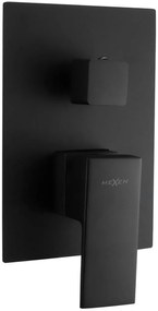 Mexen Uno - Rejtett kád-zuhanycsaptelep, fekete, 71435-70