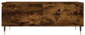 Füstös tölgy színű fatermék dohányzóasztal 90x50x36,5 cm