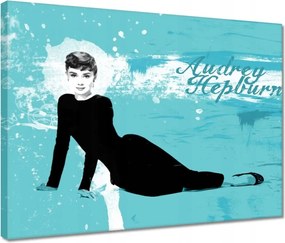 Vászonkép 40x30 Hepburn, az aranyos színésznő