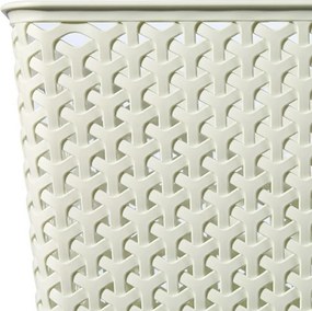 Curver RATTAN 'Y' STYLE tároló doboz nagy tejszín