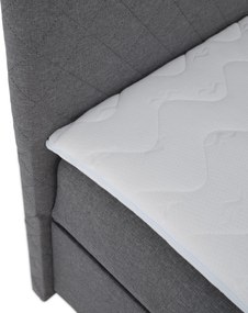 Boxspring ágy, szürke, 180x200, ADARA