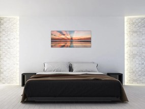 Nap sugarak képe Dayton Beach felett (120x50 cm)