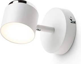 RENDL NOVA I nástěnná bílá chrom/mléčný akryl 230V LED 4.2W 3000K