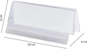 Laptartó, asztali, 10x5x6 cm, 2 db, SIGEL, átlátszó (STA150)