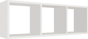 Lira 3 rekeszes polc, Fehér, 90 x 20 x 30 cm
