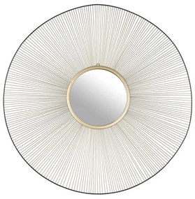 Eglo 425033 - ESASHI fali tükör, 76 cm átmérő, arany/fekete