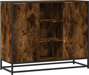 vidaXL sonoma tölgy színű szerelt fa tálalószekrény 92 x 35 x 76 cm
