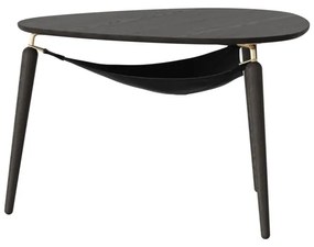 Fekete dohányzóasztal ø 80 cm Hang Out – UMAGE