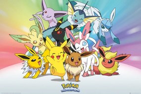 Plakát Pokemon - Eevee, (91.5 x 61 cm)