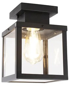 Ipari okos kültéri mennyezeti lámpa fekete, ST64 Wifi-vel - Rotterdam