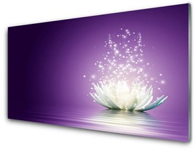 Fali üvegkép Lotus Flower Plant 100x50 cm