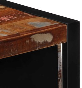 TV szekrény 100x30x35 cm tömörfa, újrahasznosított fa