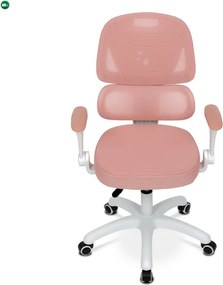 Gyerek Forgószék, Magasságállítás, Rózsaszín Hálós. KA-K1063 PINK