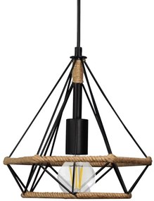 Csillár zsinóron BROXTON 1xE27/20W/230V