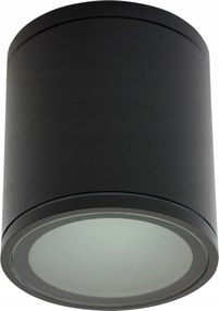 IP65 Falra Szerelhető Légmentesen Záródó Cső GU10 Fekete