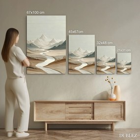 DUBLEZ | Természet ihlette dizájn falikép – Békesség a hegyek ölelésében