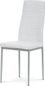 Étkezőszék, fehér, műbőr, DCL-377 WT