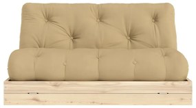 Világosbarna kinyitható kanapé 145 cm Flip – Karup Design