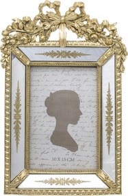 Álló képkeret glamour arany 10x15cm