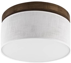 Brilagi - LED mennyezeti lámpa BELLADONNA 1xE27/15W/230V, 30 cm, fehér/dió