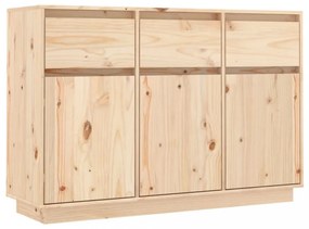 tömör fenyőfa tálalószekrény 110 x 34 x 75 cm