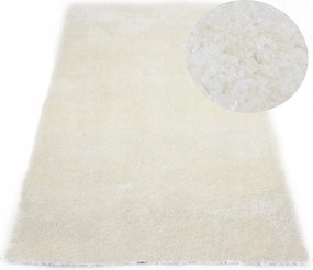 Fényes Puha Szőnyeg Shaggy Krém Tops 120X170cm