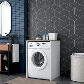 KD103 - 2341 Tölgy színű mosogép borítás