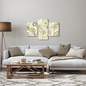 Absztrakt pitypangos kép (90x60 cm)
