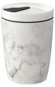 Like To Go szürke-fehér porcelán utazóbögre, 290 ml - Villeroy &amp; Boch