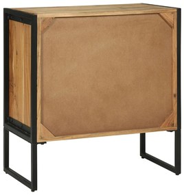 oldalszekrény 70x35x75 cm Tömör fa Akác