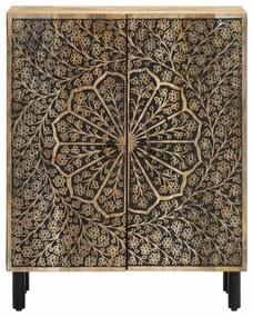 tömör mangófa tálalószekrény 60 x 33 x 75 cm