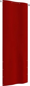 vidaXL piros oxford-szövet erkélyparaván 80 x 240 cm