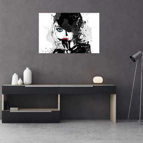 Kép - A titokzatos nő (90x60 cm)