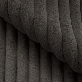 Sötétszürke kordbársony lábtartó Justin – Ropez