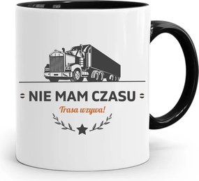 Sofőr Tira Bögre Fekete Ajándék fényképes nyomtatással