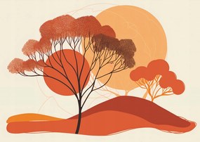 Poszter 84x59,5cm Az utolsó napsugarak