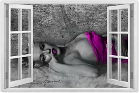 Poszterek 120x80 Rózsaszín Marilyn Monroe