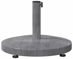 Kültéri Napernyő Tartók Sötét fa 48 x 48 x 32 cm Acél, Beton