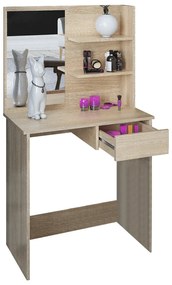 BELEZA dekoratív asztal, sonoma tölgy