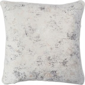 Díszpárnahuzat márvány glamour 40x40 cm Krémszínű