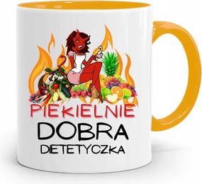 Dietetikusoknak Sárga Ajándék Bögre fényképes nyomtatással