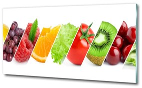 Fali üvegkép Gyümölcsök és zöldségek osh-109294396