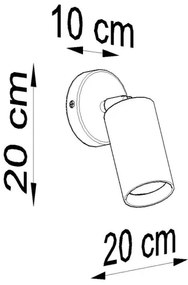Sollux SL.0701 - Fali lámpa BERGE 1xGU10/40W/230V