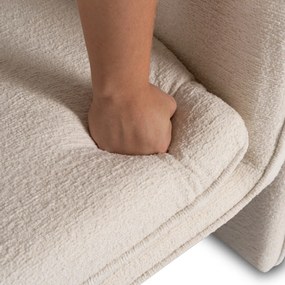 Designer Krém Bouclé Szövet Kárpitozással. GALA